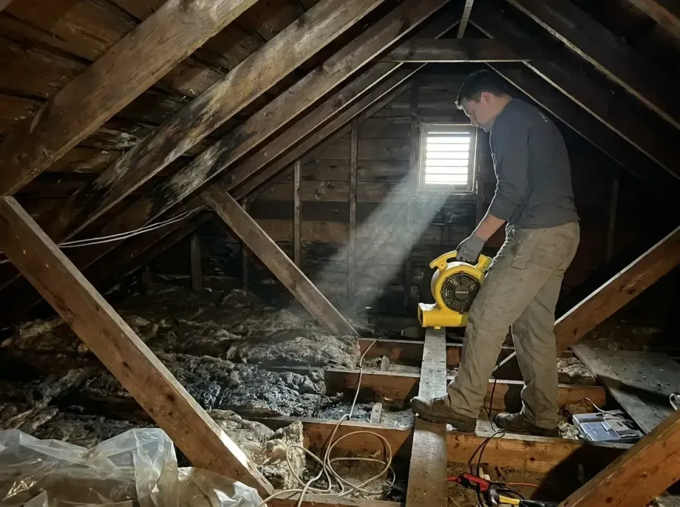 attic-water-damage-drying-proc-007 — frequently asked questions, Emergency Water Extraction & 24/7 Flood Response in Nebrask…